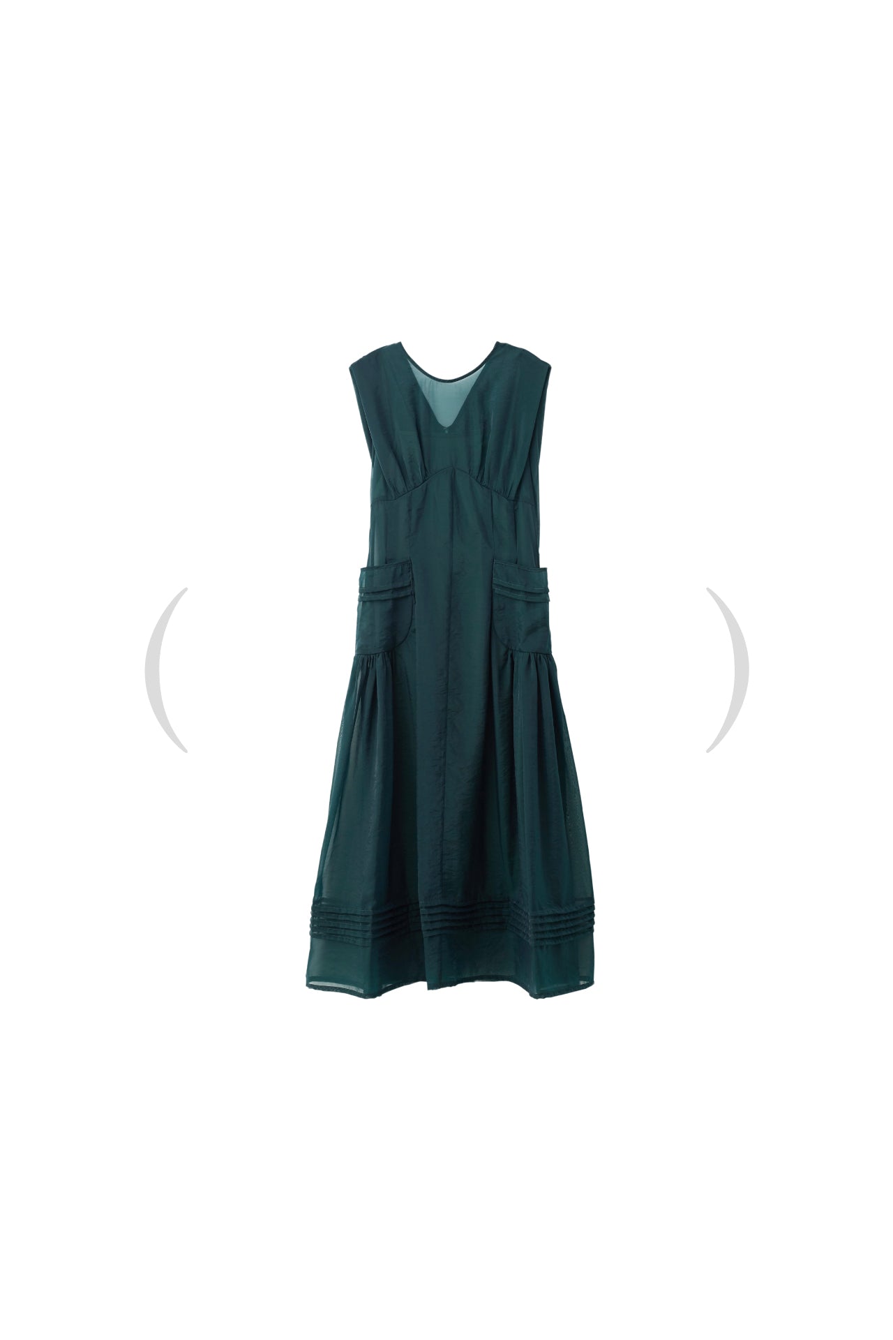 organgy dress ( green )