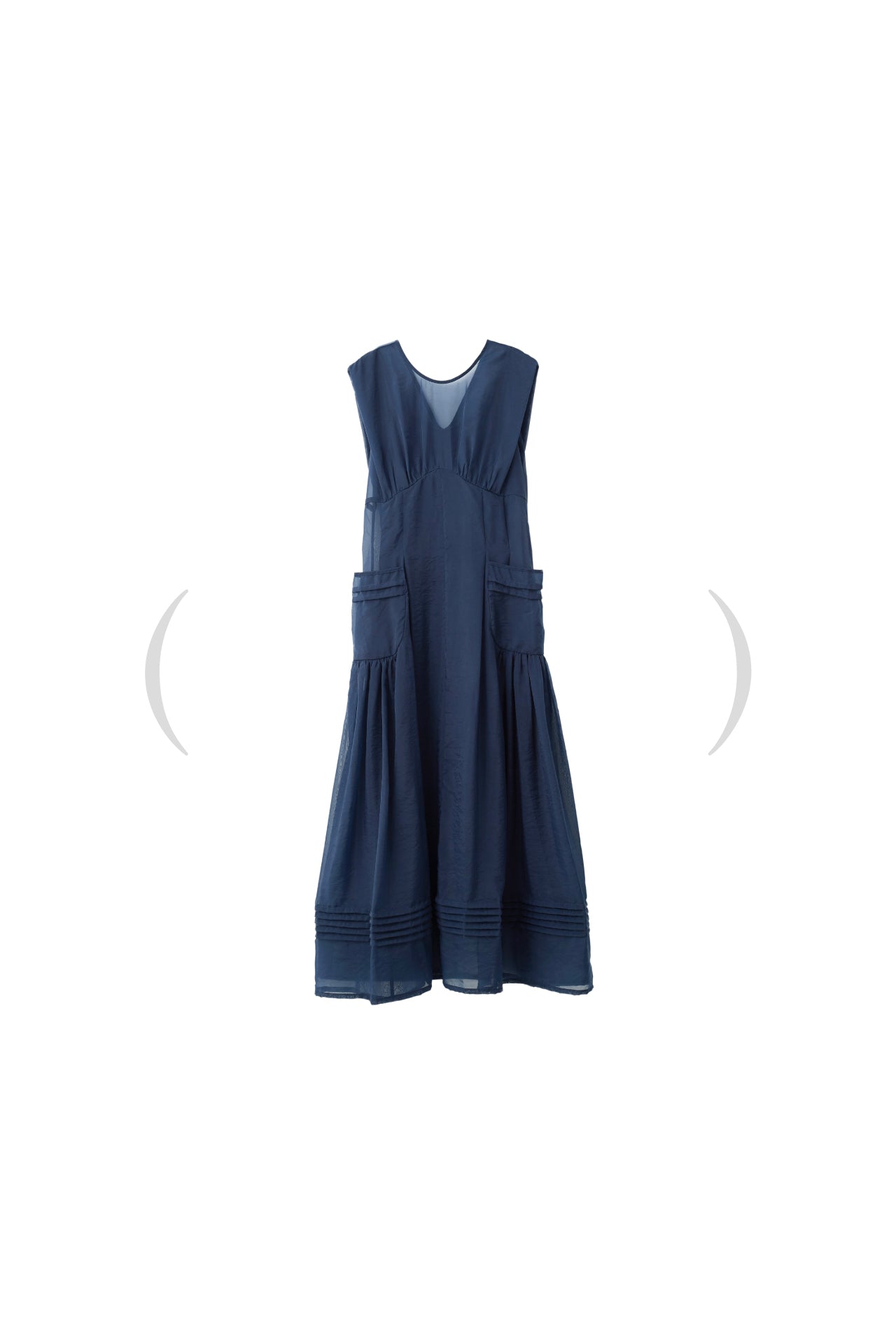 organgy dress ( navy )