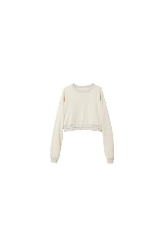 cropped sweat ( off white )