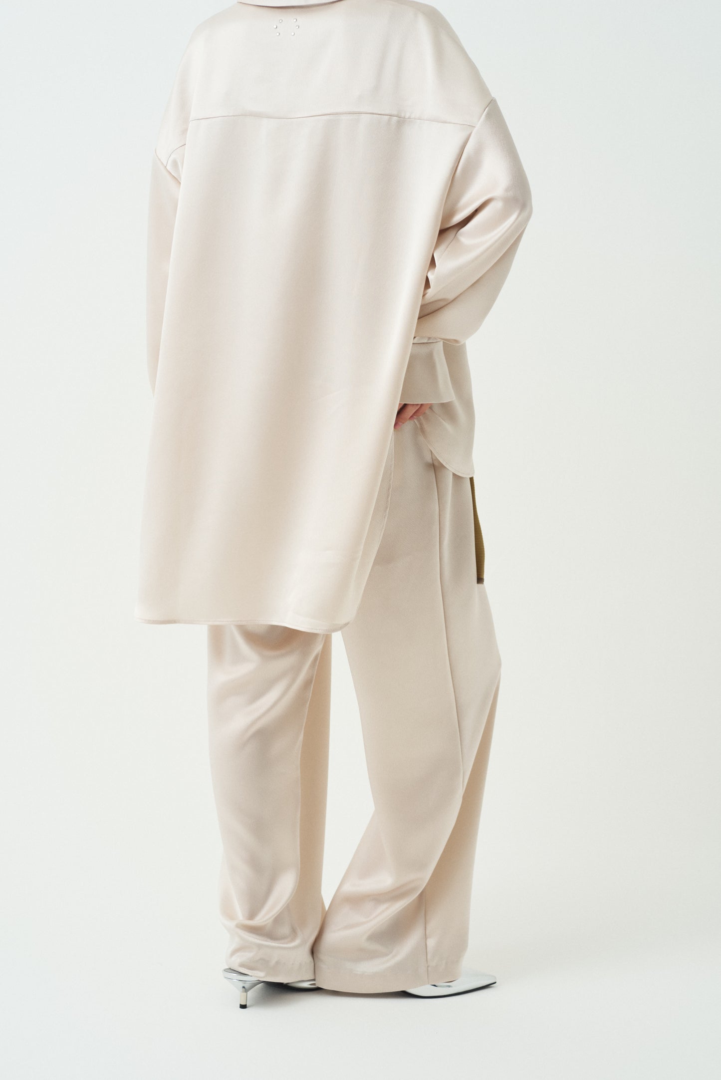 sier (s)atin pants ( ivory )