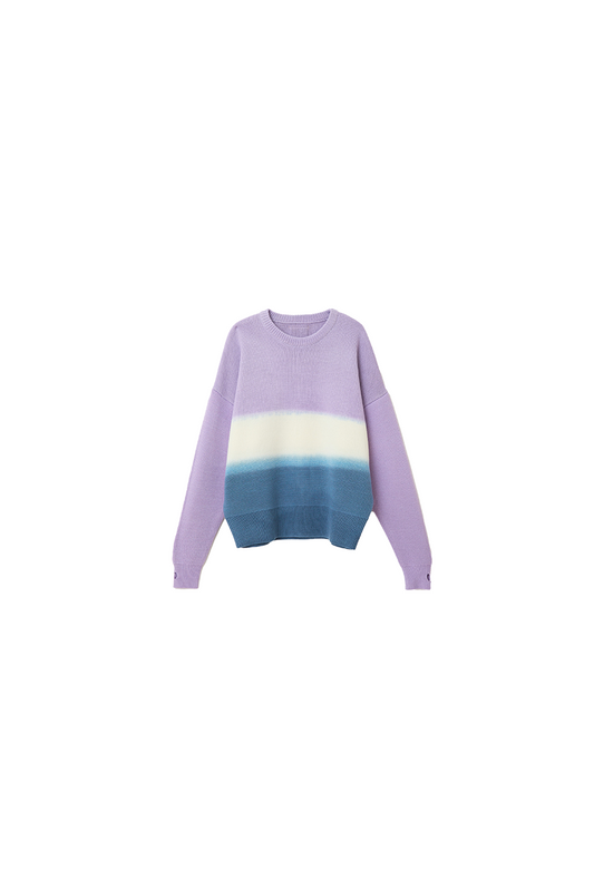 (h)unger dye knit tops ( cassis )